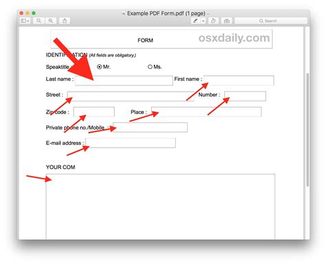 Filling out forms .